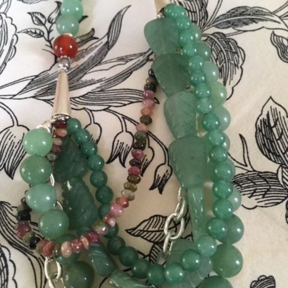 Gemstone necklace